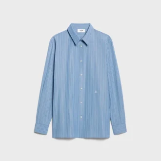 Classic Shirt in Striped Cotton Poplin Classic Shirt in Striped Cotton Poplin