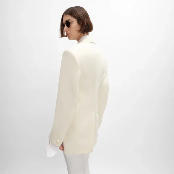 Colonne Jacket in Diagonal Wool