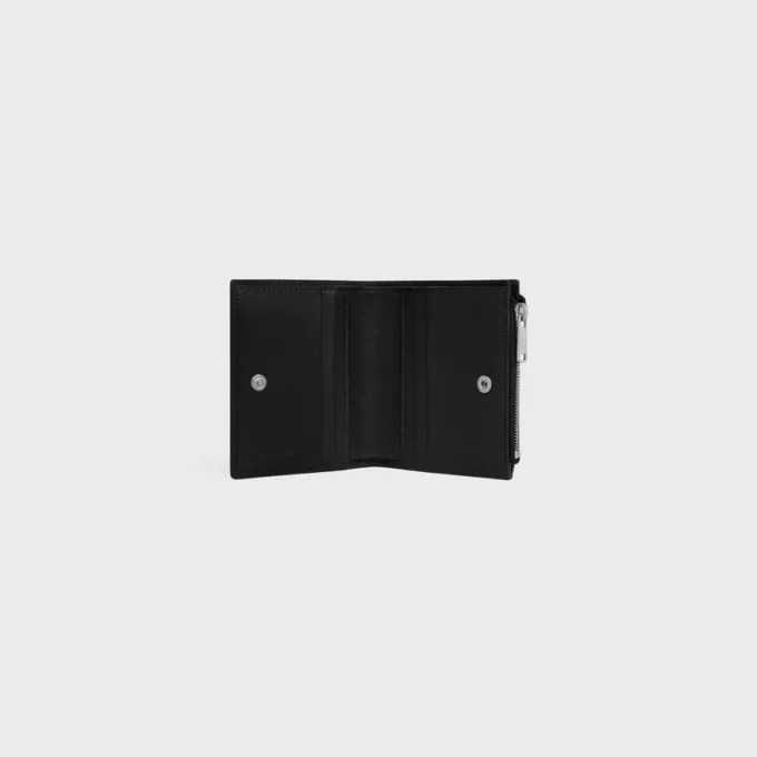Compact Wallet in Grained Calfskin Compact Wallet in Grained Calfskin