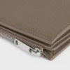 Compact Wallet in Grained Calfskin