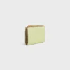 Compact Wallet Triomphe Stamp in Supple Grained Calfskin Compact Wallet Triomphe Stamp in Supple Grained Calfskin