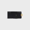 Compact Wallet with Coin Triomphe in Shiny Calfskin Compact Wallet with Coin Triomphe in Shiny Calfskin