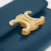 Compact Wallet with Coin Triomphe in Shiny Calfskin Compact Wallet with Coin Triomphe in Shiny Calfskin