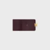 Compact Wallet with Coin Triomphe in Shiny Calfskin Compact Wallet with Coin Triomphe in Shiny Calfskin