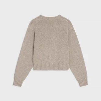 Crew Neck Sweater in Seamless Cashmere