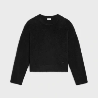 Crewneck Sweater in Brushed Mohair Crewneck Sweater in Brushed Mohair