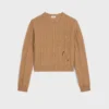 Crewneck Sweater in Chains Cashmere