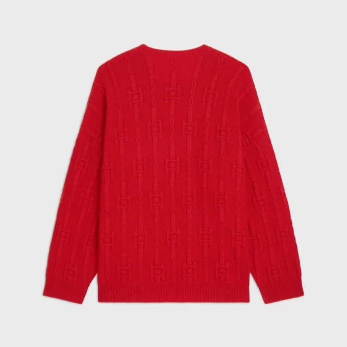 Crewneck Sweater in Chains Cashmere Crewneck Sweater in Chains Cashmere