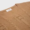 Crewneck Sweater in Chains Cashmere