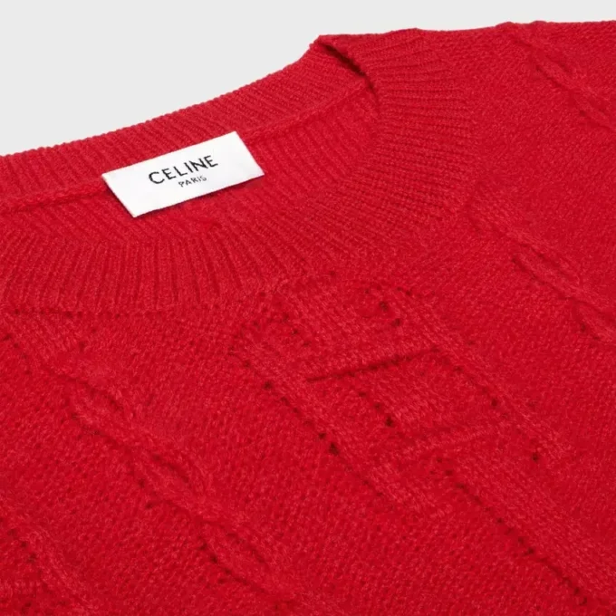 Crewneck Sweater in Chains Cashmere Crewneck Sweater in Chains Cashmere