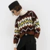 Crewneck Sweater in Fair Isle Wool