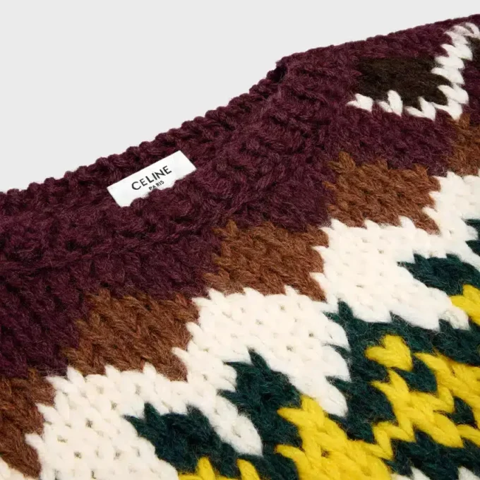 Crewneck Sweater in Fair Isle Wool