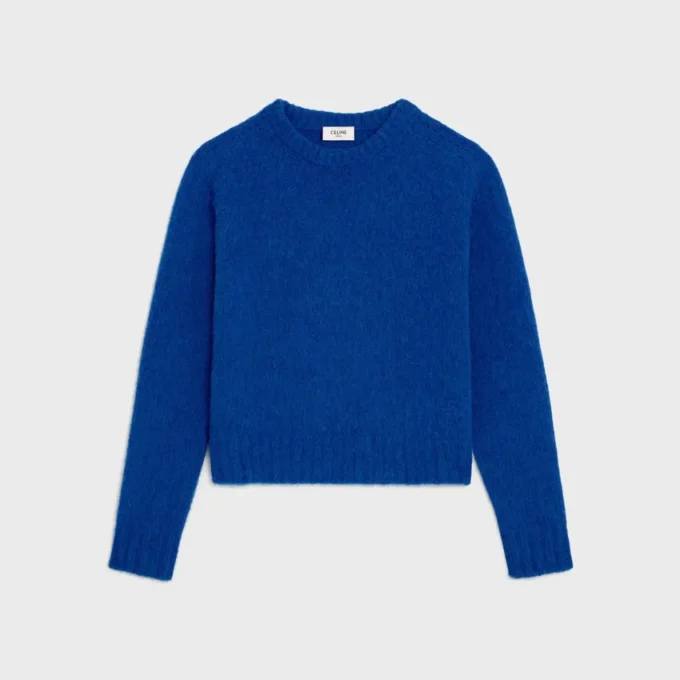 Crewneck Sweater in Shetland Wool Crewneck Sweater in Shetland Wool