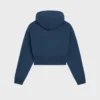 Cropped Hoodie in Cotton Fleece