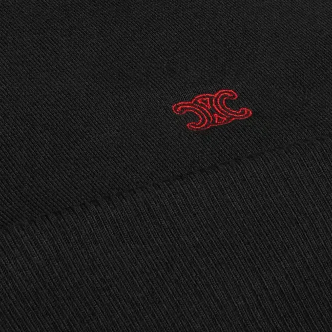 Cropped Hoodie in Cotton Fleece