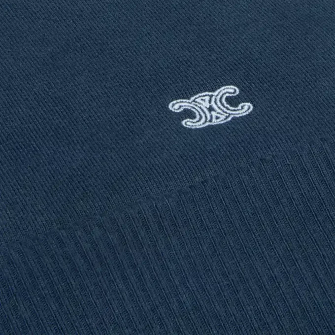 Cropped Hoodie in Cotton Fleece