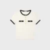 Cropped T-Shirt in Cotton Jersey Cropped T-Shirt in Cotton Jersey