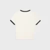 Cropped T-Shirt in Cotton Jersey Cropped T-Shirt in Cotton Jersey