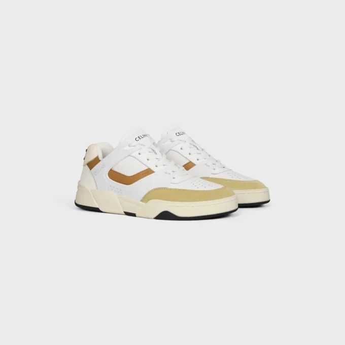 Ct-09 Trainer Sneaker in Calfskin, Suede Calfskin and Mesh Ct-09 Trainer Sneaker in Calfskin, Suede Calfskin and Mesh