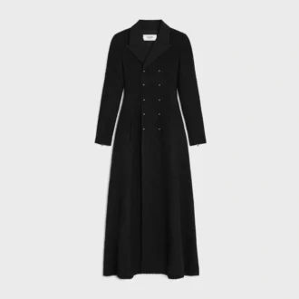 Double-Breasted Coat in Wool Natta Double-Breasted Coat in Wool Natta