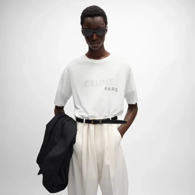 Double Layered T-Shirt in Fine Cotton Jersey