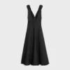 Dress in Wool and Silk Cady