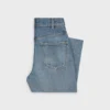 Dylan Flared Jeans with Signature in Cotton Denim Dylan Flared Jeans with Signature in Cotton Denim