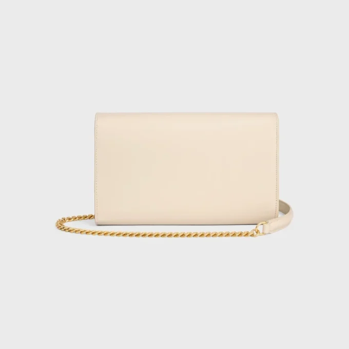 Envelope Wallet on Chain in Shiny Calfskin Envelope Wallet on Chain in Shiny Calfskin