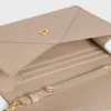 Envelope Wallet on Chain in Shiny Calfskin Envelope Wallet on Chain in Shiny Calfskin