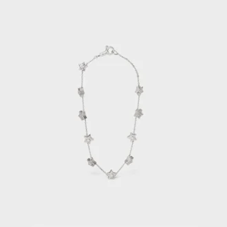 Etoile Celine Multi Stars Bracelet in White Gold and Diamonds