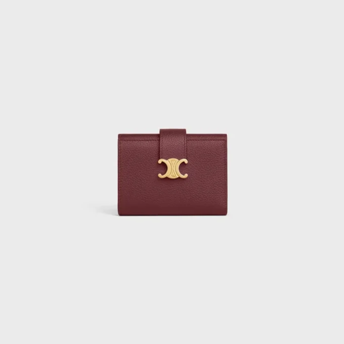 Fine Strap Wallet Nino in Supple Grained Calfskin