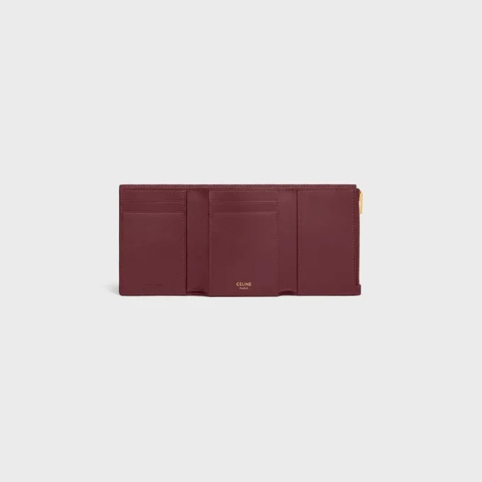Fine Strap Wallet Nino in Supple Grained Calfskin