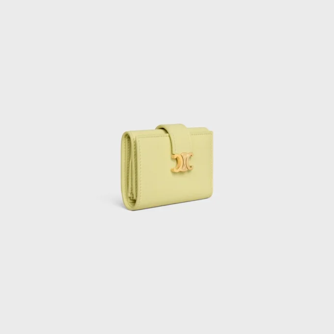 Fine Strap Wallet Nino in Supple Grained Calfskin Fine Strap Wallet Nino in Supple Grained Calfskin