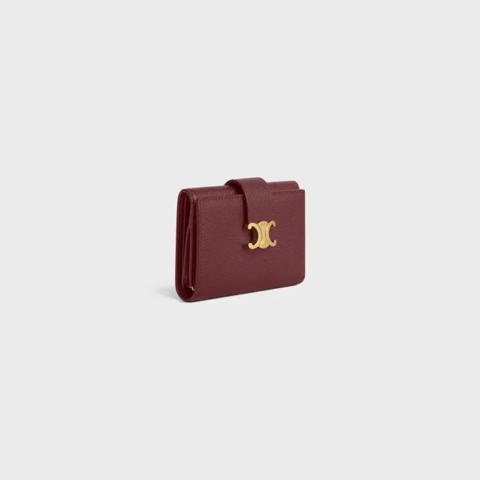 Fine Strap Wallet Nino in Supple Grained Calfskin