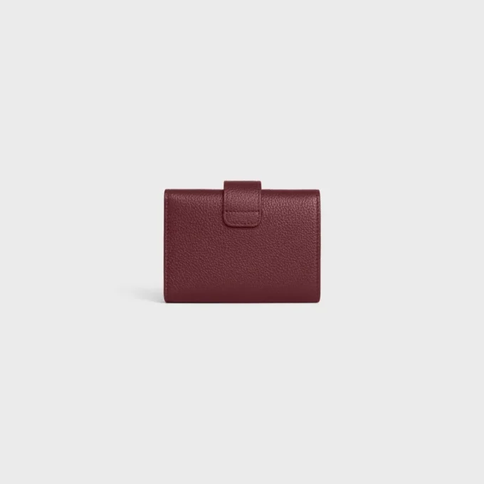 Fine Strap Wallet Nino in Supple Grained Calfskin