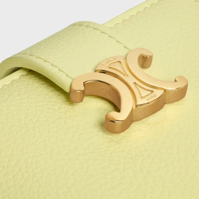 Fine Strap Wallet Nino in Supple Grained Calfskin Fine Strap Wallet Nino in Supple Grained Calfskin