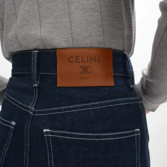 Flare Jeans 003 in Lightweight Indigo Denim Flare Jeans 003 in Lightweight Indigo Denim