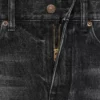 Flared Surf Jeans in Black Ice Rinse Denim Flared Surf Jeans in Black Ice Rinse Denim