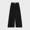 Flared Sweatpants in Cotton Fleece Flared Sweatpants in Cotton Fleece