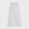 Flared Sweatpants in Cotton Fleece