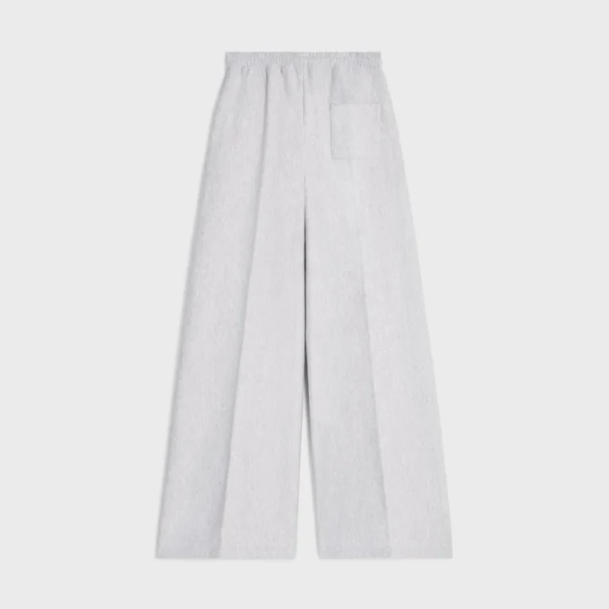 Flared Sweatpants in Cotton Fleece