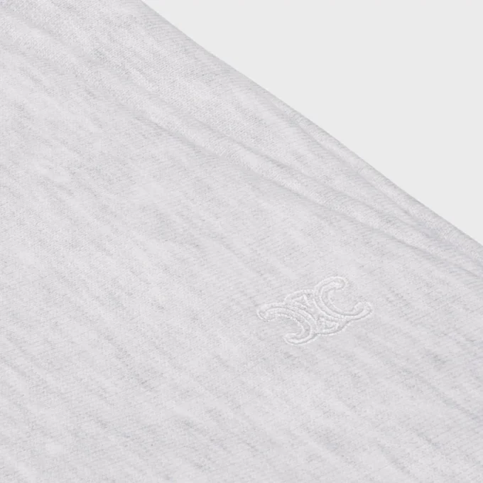 Flared Sweatpants in Cotton Fleece
