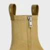 Flow – Zipped Boot in Stretch Suede Lambskin Flow – Zipped Boot in Stretch Suede Lambskin