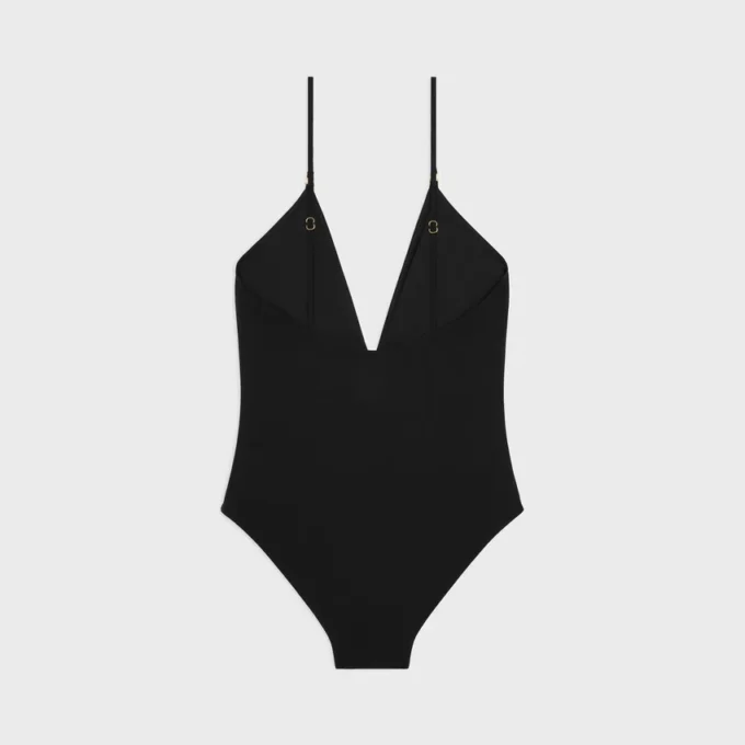 Gathered Swimsuit in Matte Jersey