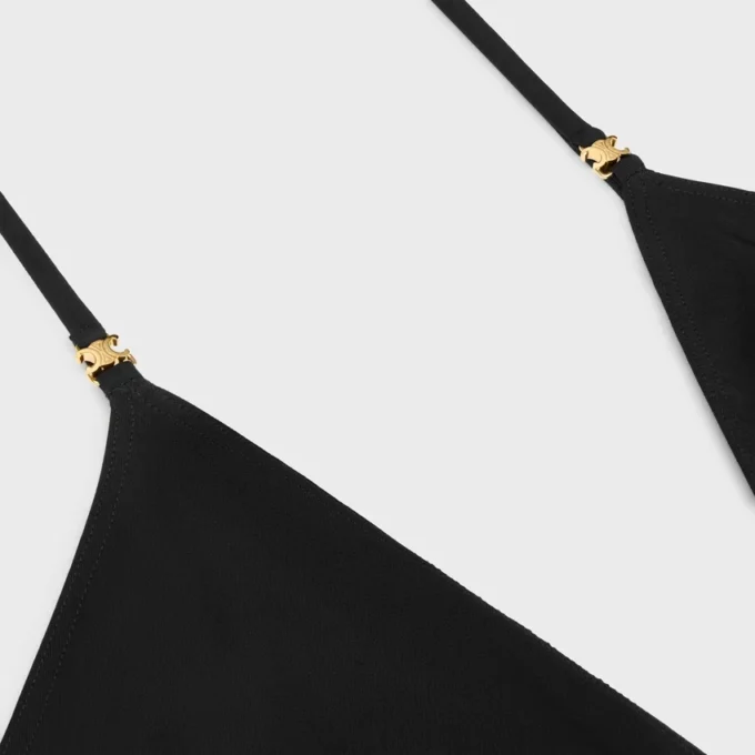 Gathered Swimsuit in Matte Jersey