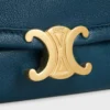 Halfmoon Soft Triomphe Bag in Supple Shiny Lambskin
