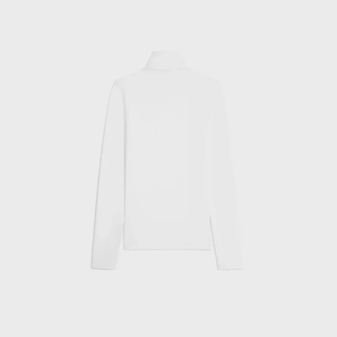High Neck Top in Athletic Cotton Jersey High Neck Top in Athletic Cotton Jersey