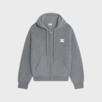 Hooded Cardigan in Wool