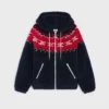 Hooded Jacket in Triomphe Fair Isle Fleece