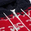 Hooded Jacket in Triomphe Fair Isle Fleece